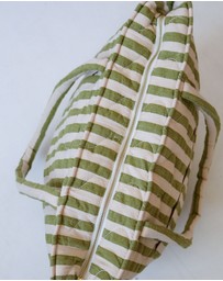 Mosey Me - Pistachio Seersucker Quilted Bag