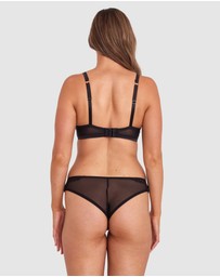 Bras N Things - Madhvi Brazilian Knicker - Black