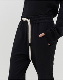 Bassike - stretch twill tapered pant