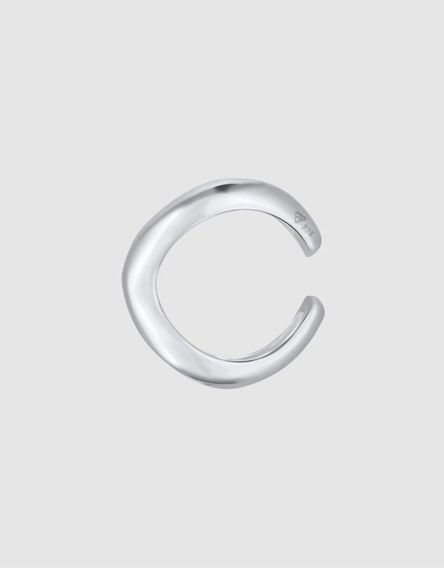 Elli Jewelry - Earrings Single Earcuff 925 Sterling Silver