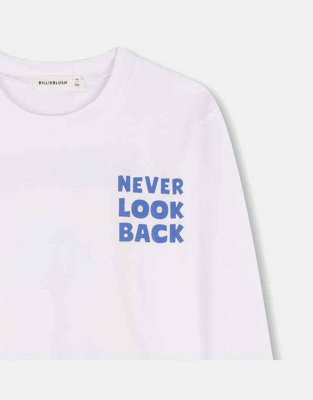 Billieblush - Never Look Back Long Sleeve T-Shirt - Kids-Teens