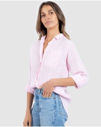 CAMIXA - Rina Striped Linen Shirt