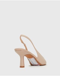 Betts - Wider Fit Jerry Slingback Stiletto Heel Pumps