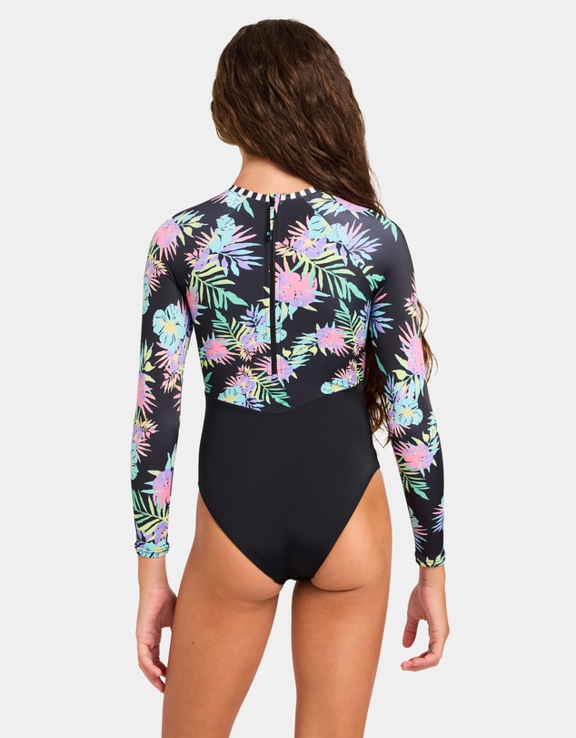 Roxy - Girls 4 to 16 Roxy Active RG Onesie Rash Vest