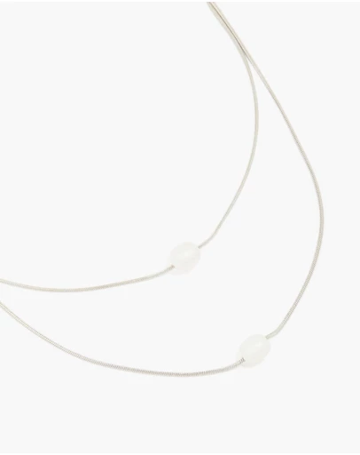 Lovisa - Waterproof Stainless Steel Pearl Layered Necklace