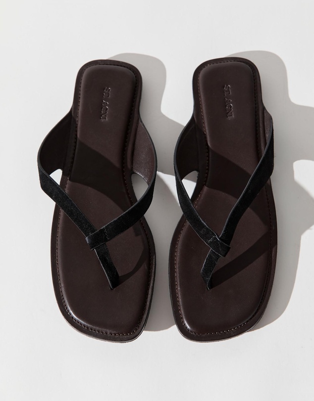 St. Agni - Suede Opanka Slides