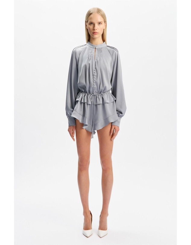 Bardot - Lorelle Frill Detail Playsuit