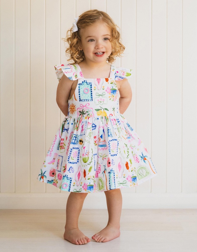 Fox & Finch - Summer Vacay Overlay Dress - Babies