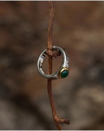 Najo - Solace 2-Tone Green Onyx Ring