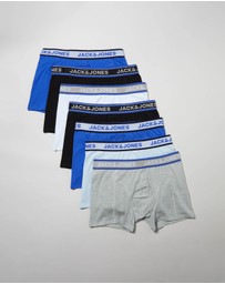 Jack & Jones - 7-Pack Jachudson Solid Trunks