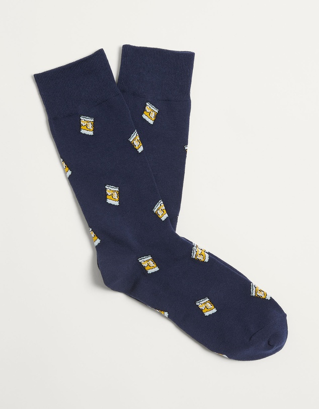 Trenery - Whiskey Sock in Navy