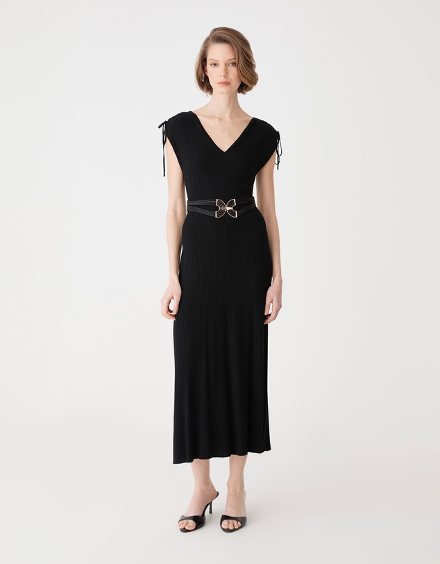 Forcast - Briony Lyocell Rib Knit Dress