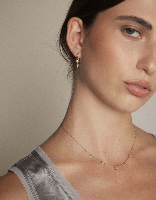 MIMCO - Asteria Charm Hoop Earrings