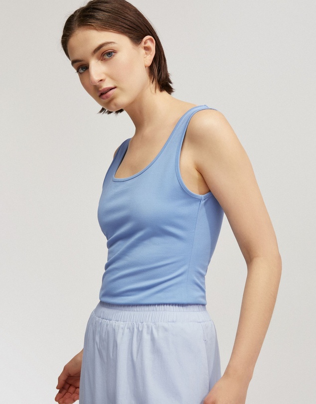 Oxford - Agatha Square Neck Tank