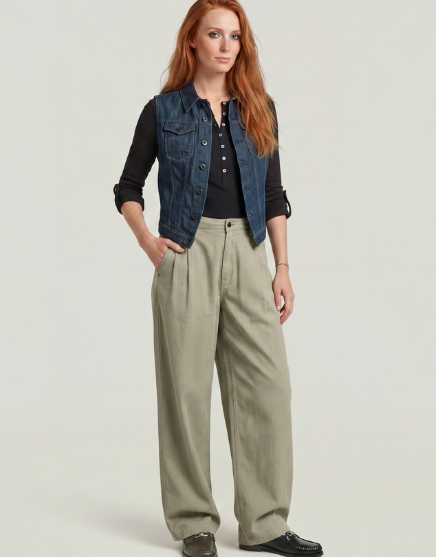 G-Star - Pleated chino wmn