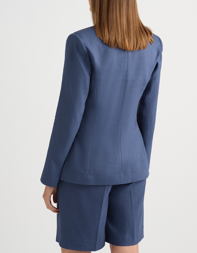 David Lawrence - Chaya Longline Linen Blazer