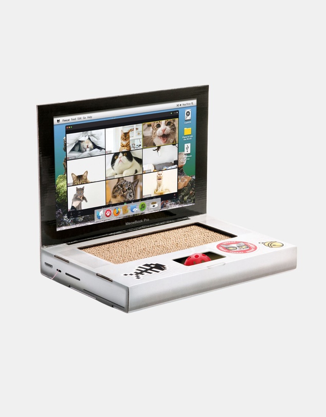Suck UK - Cat Playhouse Scratch Laptop