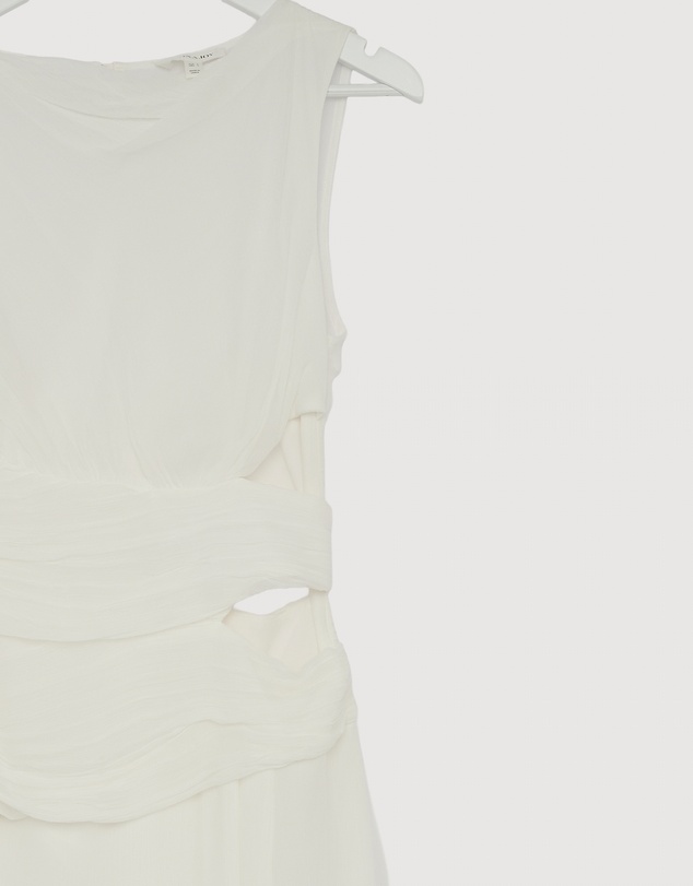 Revibe - Repaired Shona Joy Claude Side Split Maxi Dress - AU 8