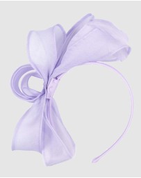 Max Alexander - Organza Lilac Racing Fascinator