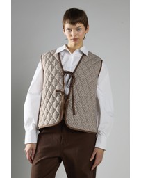 Glamorous - Quilted Front Tie Gilet
