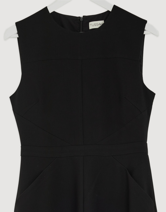 Revibe - Repaired Tussah Nora Suiting A-Line Midi Dress - AU 10