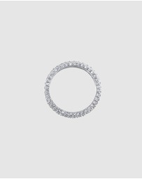 Elli Jewelry - Ring with Stones Crystals 925 Sterling Silver