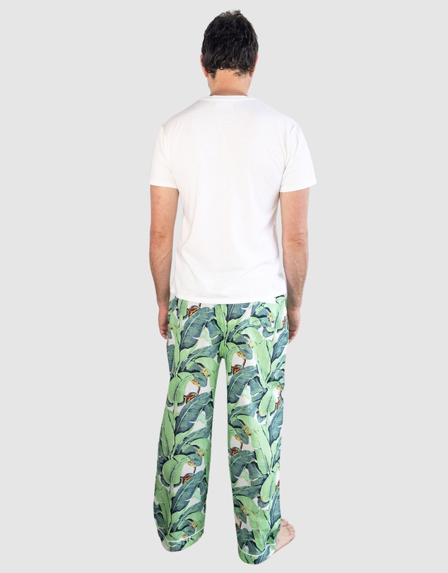 Sant And Abel - Men's Martinique® Green Banana Leaf PJ Pants