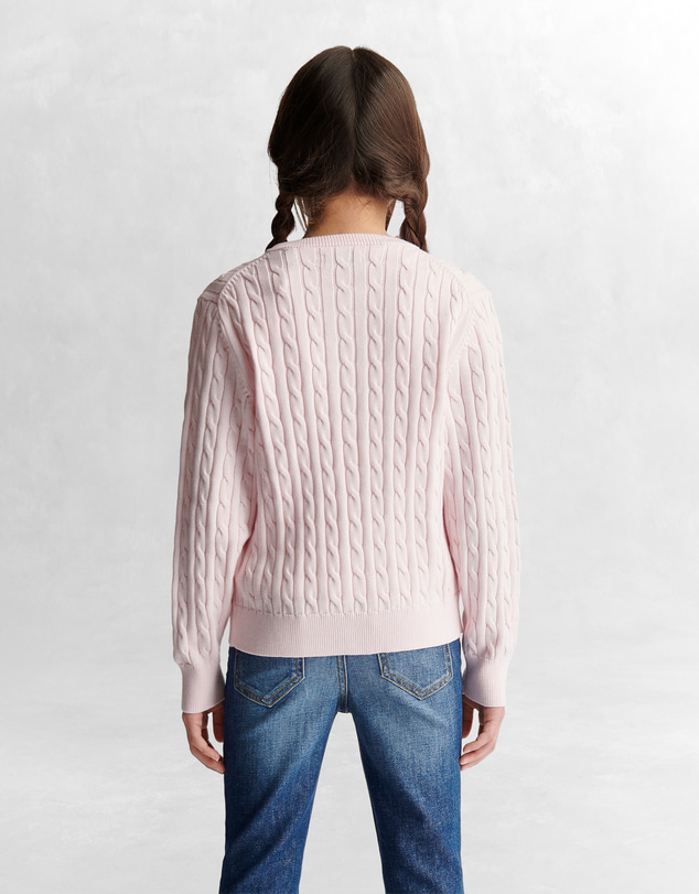 Gant - Shield Cable Knit Cardigan