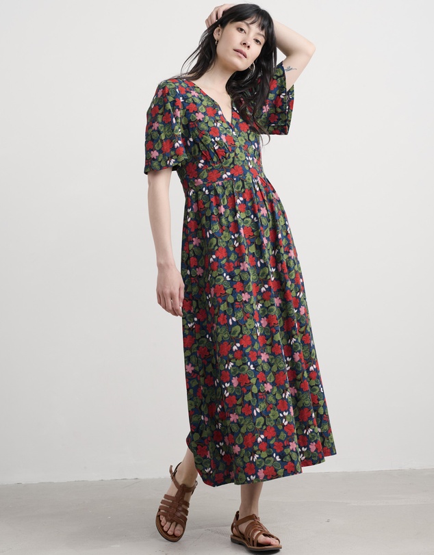 Seasalt - Chateaux Half Sleeve Maxi Dress