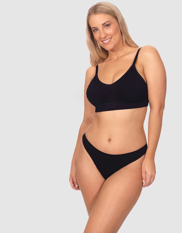 B Free Intimate Apparel - Wirefree Padded T-Shirt Bra (A-B-C-D-DD-E) Cup