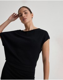 Oxford - Jaya Knitted Drape Top