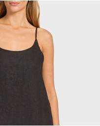 Academy Brand - Essential Linen Slip Dress