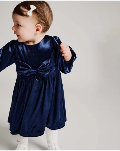 Bardot Junior - Lindsey Velour Mini Dress - Babies