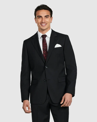Tarocash - Titan Slim Wool Suit Jacket