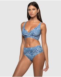 Nip Tuck Swim - Safira Brigitte Ruched Bikini Pant