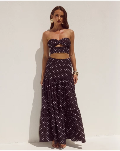 Runaway the Label - Ayla Tiered Maxi Skirt