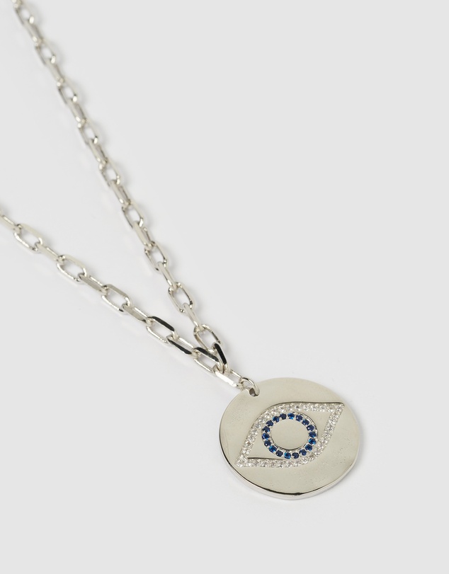 Izoa - Aria Embellished Eye Necklace