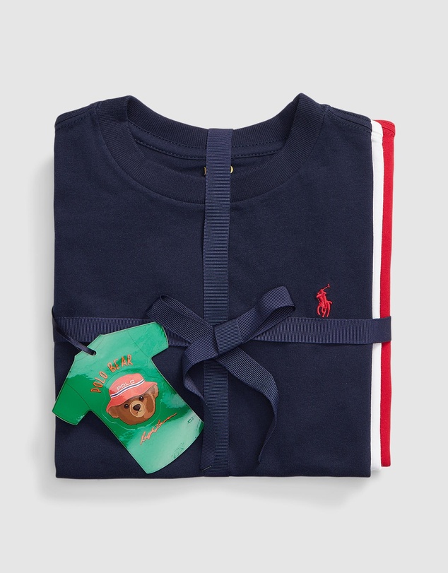 Polo Ralph Lauren - 3-Pack Crew Neck Tee Gift Box Set - ICONIC EXCLUSIVE - Kids