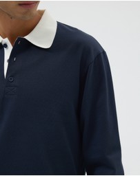 AERE - Classic Contrast Rugby Polo