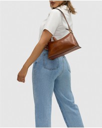 Florence - The Laura Tan Leather Shoulder Bag