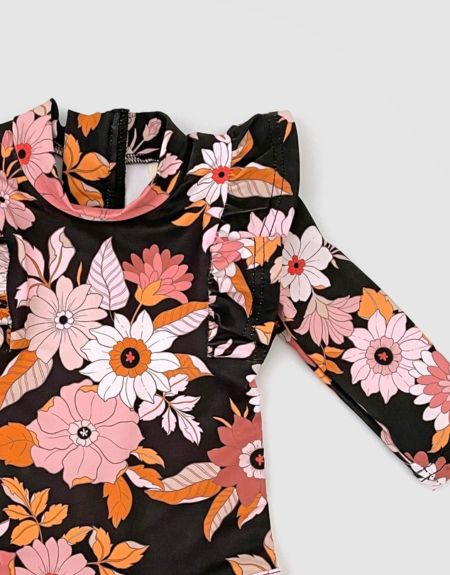 WITH LOVE FOR KIDS - Shimmy Long Sleeve Swimmers - Babies
