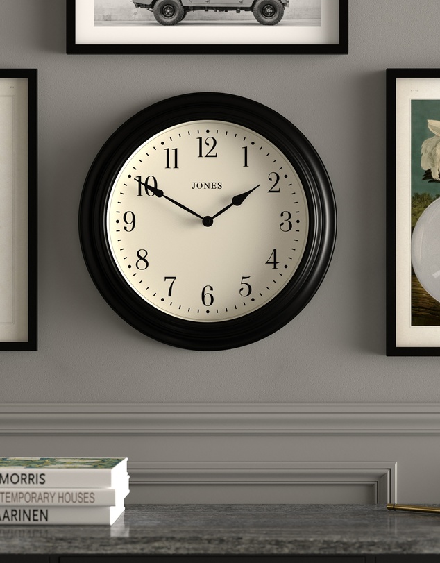 Newgate - Newgate Jones Supper Club Clock Black