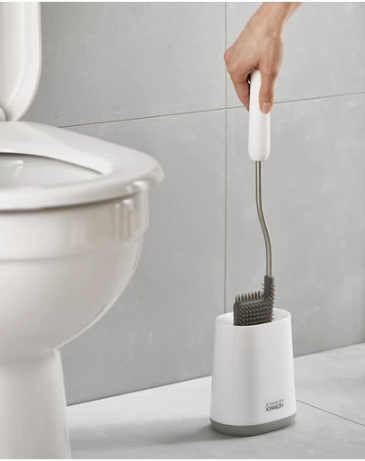 Joseph Joseph - Flex™ Lite Toilet Brush 2-pack - Grey/White