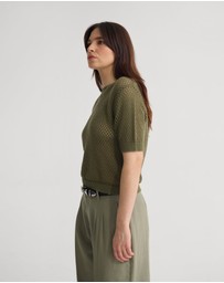 Oxford - Luna Cotton Knit Top
