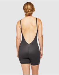 Cupid Fine Shapewear - Dress Rehearsal Mid-Thigh Low Back Shapewear Bodysuit