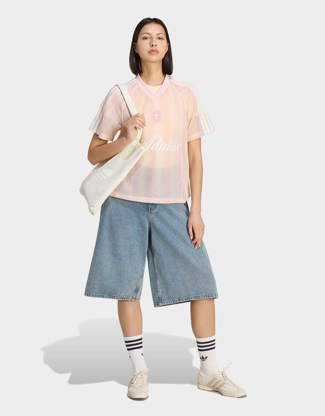 adidas Originals - ADIDAS ORIGINALS SUMMER GLOW KNITTED OVERSIZED JERSEY Womens