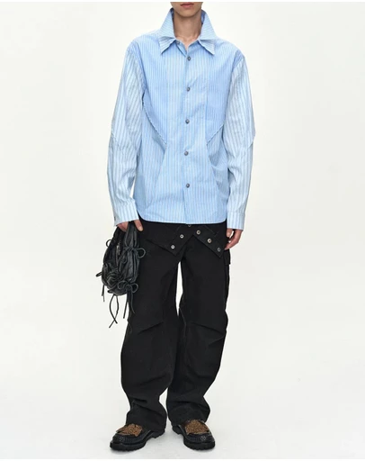 Andersson Bell - Double Layered Stripe Shirt