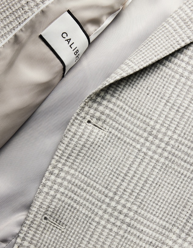 Calibre - Wool Linen Check Blazer