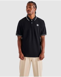 Malbon - Fairway Applique Pique Polo