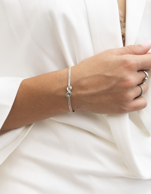 Mestige - Infinity Sky Bracelet - Silver Plated